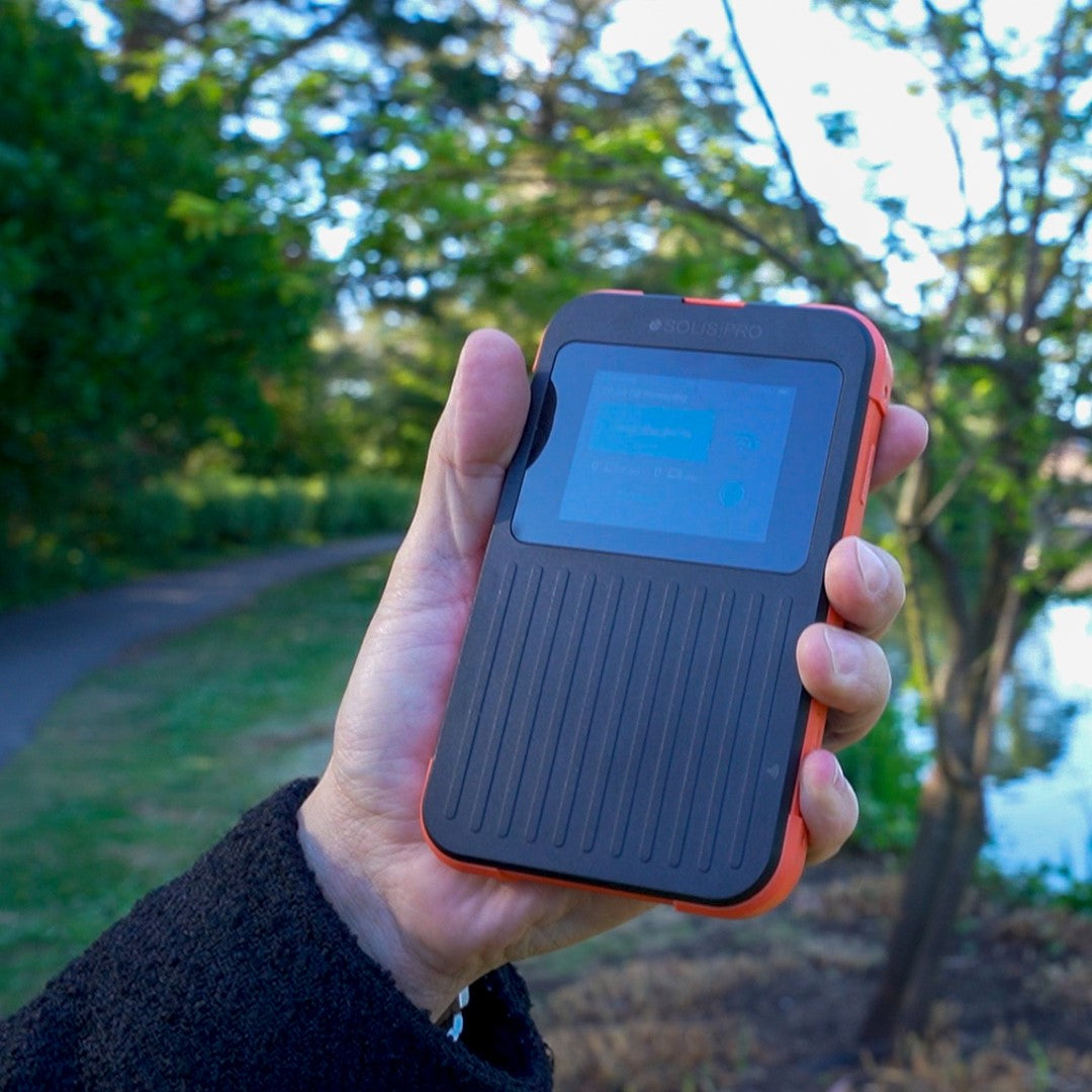 Solis Pro 5G Mobile Hotspot and Power Bank with Lifetime Data