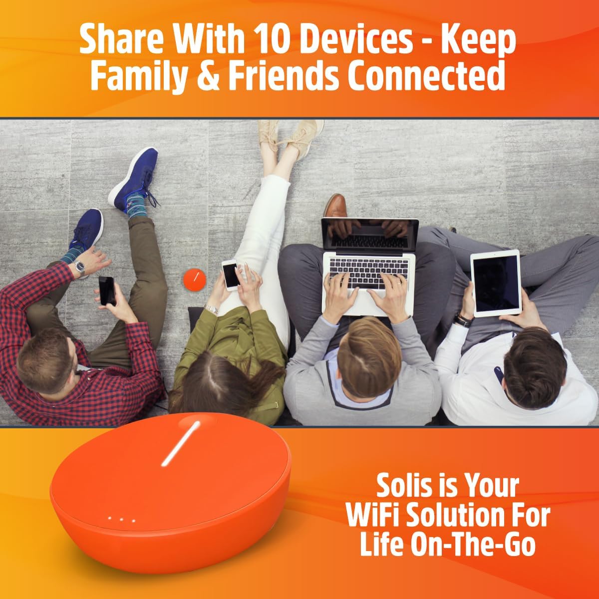 Solis Hero Mobile Hotspot & Power Bank | Compact & Reliable WiFi