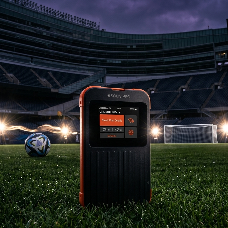 World Cup Bundle | Free Renewed Solis Pro 5G Mobile Hotspot with Unlimited Data