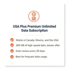 USA Plus Premium Unlimited Data Subscription