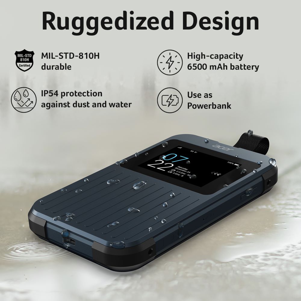 Acer Enduro Connect M3 | 5G Mobile Hotspot
