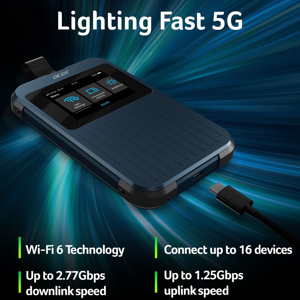 Acer Enduro Connect M3 | 5G Mobile Hotspot