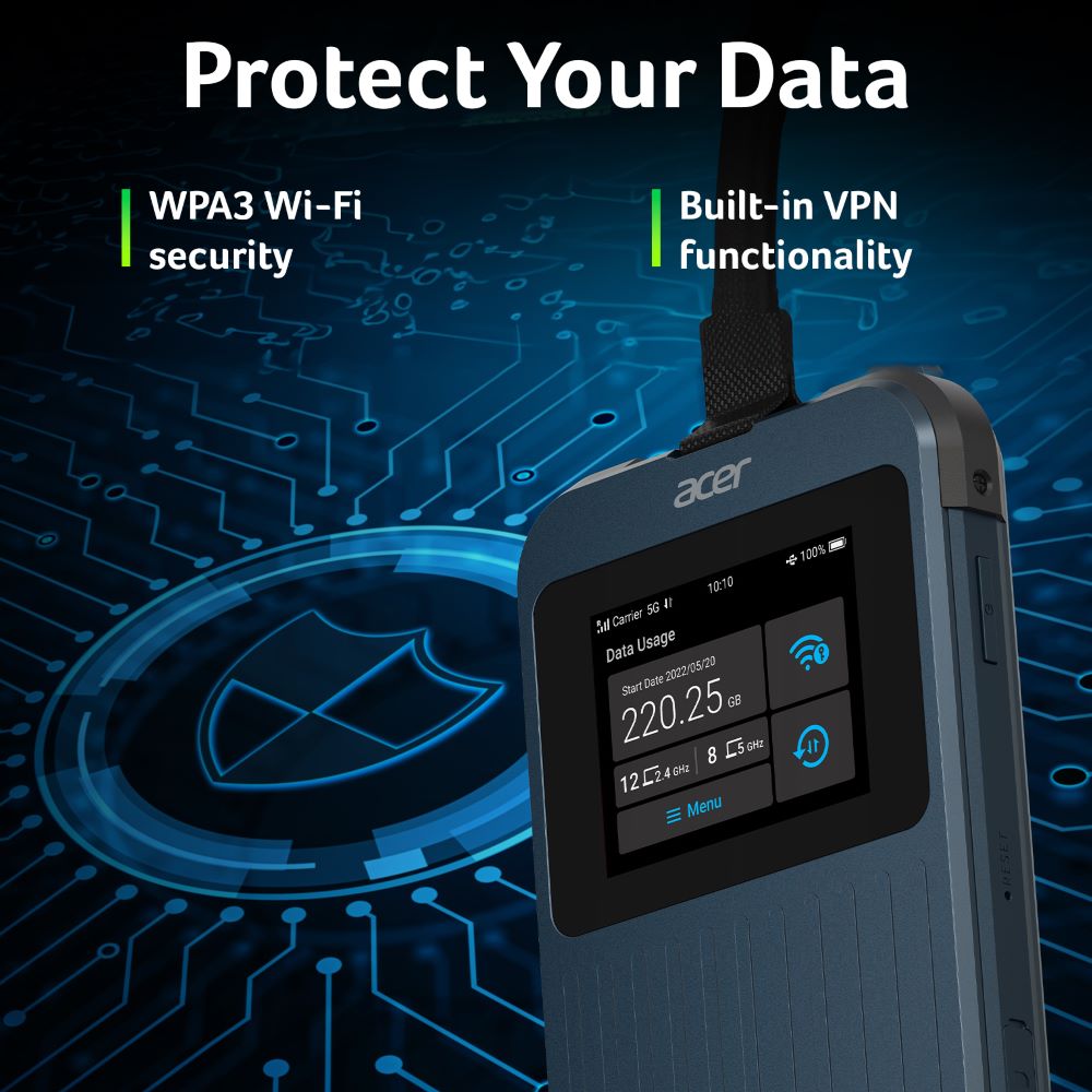 Acer Enduro Connect M3 | 5G Mobile Hotspot