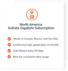North America GoData 10GB Subscription: 12 Months