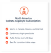 North America GoData Gigabyte 1 Month Subscription