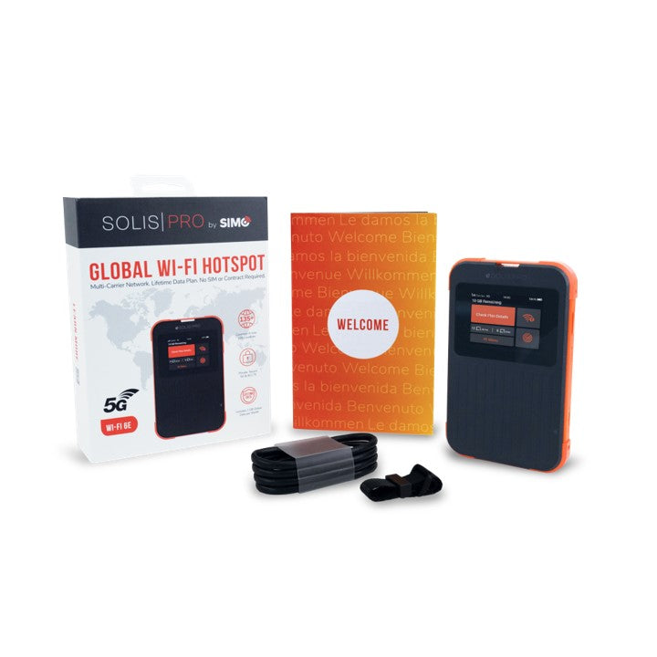 Solis Pro 5G Mobile Hotspot & Power Bank | Fast & Portable WiFi | SIMO