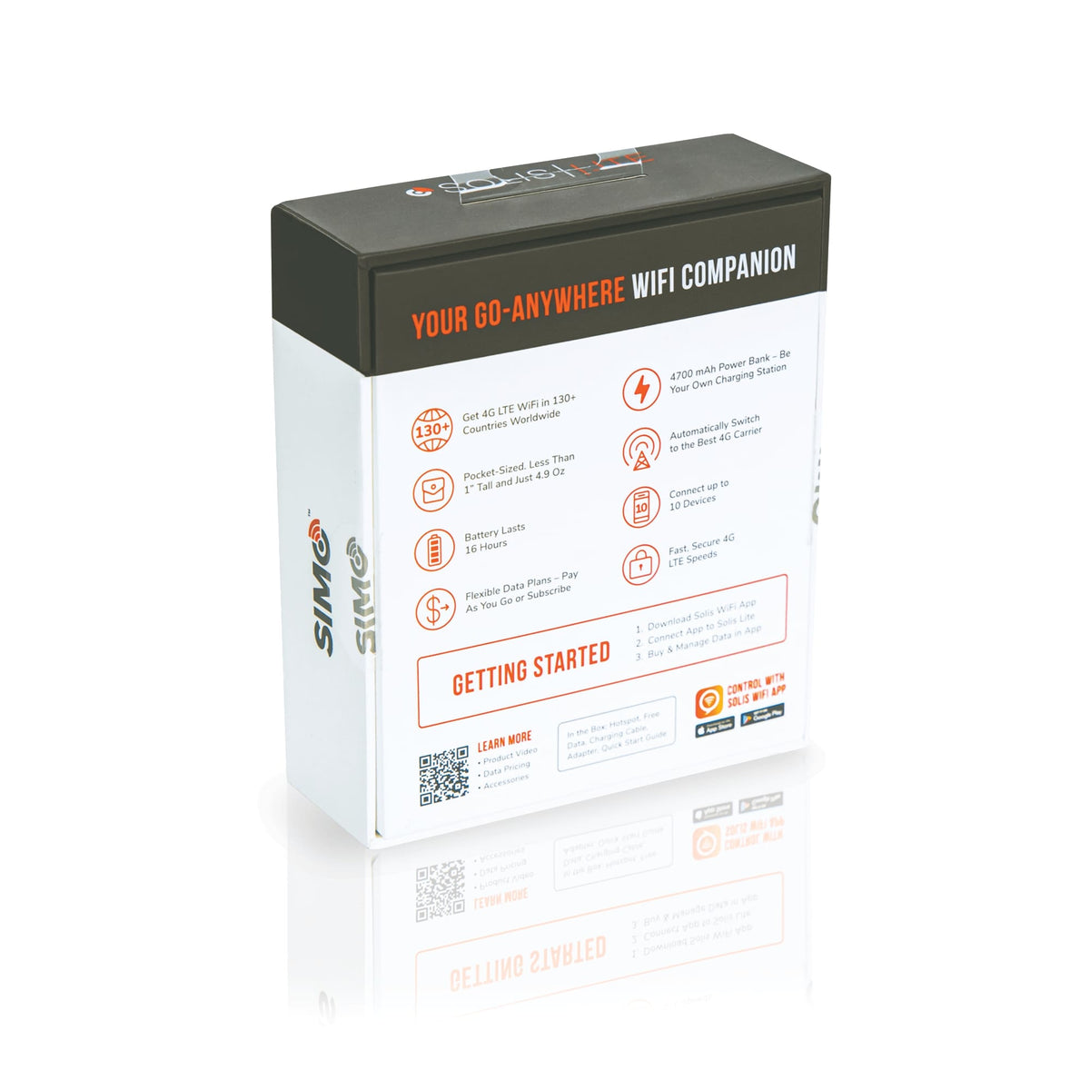 Solis Lite Hotspot + 1 Year Unlimited USA Data | SIMO