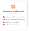 Unlimited Data Subscription in the USA